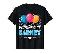 Joyeux Anniversaire en Disant Barney T-Shirt