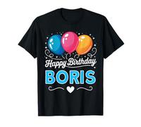 Joyeux Anniversaire en Disant Boris T-Shirt