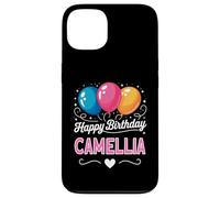 Joyeux Anniversaire en Disant Camellia Coque pour iPhone 13