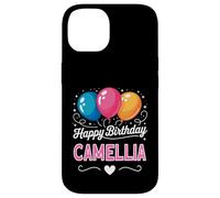 Joyeux Anniversaire en Disant Camellia Coque pour iPhone 14