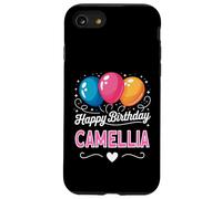 Joyeux Anniversaire en Disant Camellia Coque pour iPhone SE (2020) / 7/8