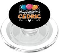 Joyeux Anniversaire en Disant Cedric PopSockets PopGrip pour MagSafe