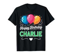 Joyeux Anniversaire en Disant Charlie T-Shirt