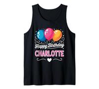 Joyeux Anniversaire en Disant Charlotte Débardeur