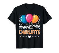 Joyeux Anniversaire en Disant Charlotte T-Shirt