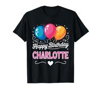Joyeux Anniversaire en Disant Charlotte T-Shirt