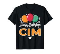 Joyeux Anniversaire en Disant Cim T-Shirt