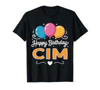 Joyeux Anniversaire en Disant Cim T-Shirt