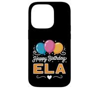 Joyeux Anniversaire en Disant Ela Coque pour iPhone 14 Pro