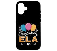 Joyeux Anniversaire en Disant Ela Coque pour iPhone 16