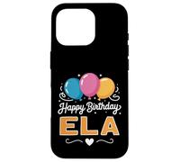 Joyeux Anniversaire en Disant Ela Coque pour iPhone 16 Pro
