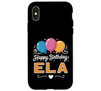 Joyeux Anniversaire en Disant Ela Coque pour iPhone X/XS