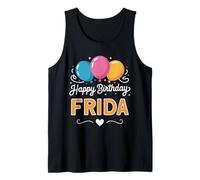 Joyeux Anniversaire en Disant Frida Débardeur