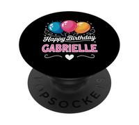 Joyeux Anniversaire en Disant Gabrielle PopSockets PopGrip Adhésif