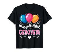 Joyeux Anniversaire en Disant Genoveva T-Shirt