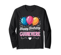 Joyeux Anniversaire en Disant Guinevere Manche Longue