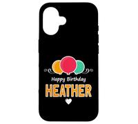 Joyeux Anniversaire en Disant Heather Coque pour iPhone 16