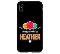 Joyeux Anniversaire en Disant Heather Coque pour iPhone XS Max