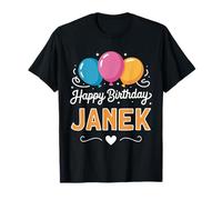 Joyeux Anniversaire en Disant Janek T-Shirt