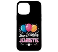 Joyeux Anniversaire en Disant Jeannette Coque pour iPhone 13 Pro Max