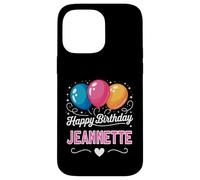 Joyeux Anniversaire en Disant Jeannette Coque pour iPhone 14 Pro Max