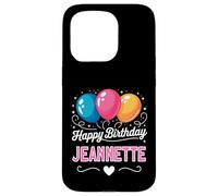 Joyeux Anniversaire en Disant Jeannette Coque pour iPhone 15 Pro