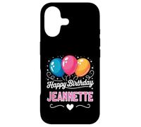 Joyeux Anniversaire en Disant Jeannette Coque pour iPhone 17