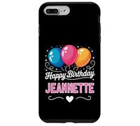 Joyeux Anniversaire en Disant Jeannette Coque pour iPhone 7 Plus/8 Plus