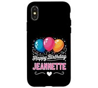 Joyeux Anniversaire en Disant Jeannette Coque pour iPhone X/XS