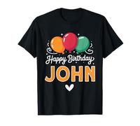 Joyeux Anniversaire en Disant John T-Shirt