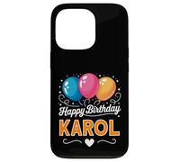 Joyeux Anniversaire en Disant Karol Coque pour iPhone 13 Pro