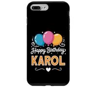 Joyeux Anniversaire en Disant Karol Coque pour iPhone 7 Plus/8 Plus