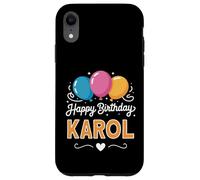 Joyeux Anniversaire en Disant Karol Coque pour iPhone XR