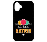Joyeux Anniversaire en Disant Katrin Coque pour iPhone 16 Plus