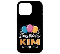 Joyeux Anniversaire en Disant Kim Coque pour iPhone 16 Pro