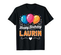 Joyeux Anniversaire en Disant Laurin T-Shirt