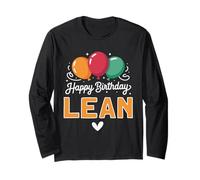 Joyeux Anniversaire en Disant Lean Manche Longue