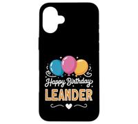 Joyeux Anniversaire en Disant Leander Coque pour iPhone 16 Plus