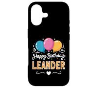 Joyeux Anniversaire en Disant Leander Coque pour iPhone 17