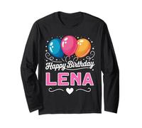 Joyeux Anniversaire en Disant Lena Manche Longue
