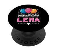 Joyeux Anniversaire en Disant Lena PopSockets PopGrip Adhésif