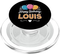 Joyeux Anniversaire en Disant Louis PopSockets PopGrip pour MagSafe