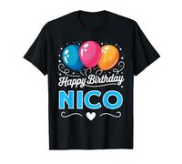 Joyeux Anniversaire en Disant Nico T-Shirt
