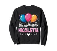 Joyeux Anniversaire en Disant Nicoletta Sweatshirt