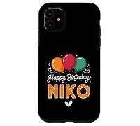 Joyeux Anniversaire en Disant NIKO Coque pour iPhone 11