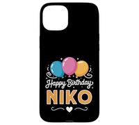 Joyeux Anniversaire en Disant NIKO Coque pour iPhone 15 Plus