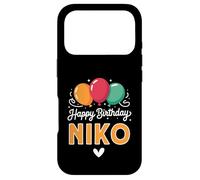 Joyeux Anniversaire en Disant NIKO Coque pour iPhone 17 Pro