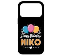 Joyeux Anniversaire en Disant NIKO Coque pour iPhone 17 Pro