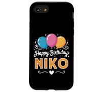 Joyeux Anniversaire en Disant NIKO Coque pour iPhone SE (2020) / 7/8