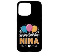 Joyeux Anniversaire en Disant Nina Coque pour iPhone 15 Pro Max